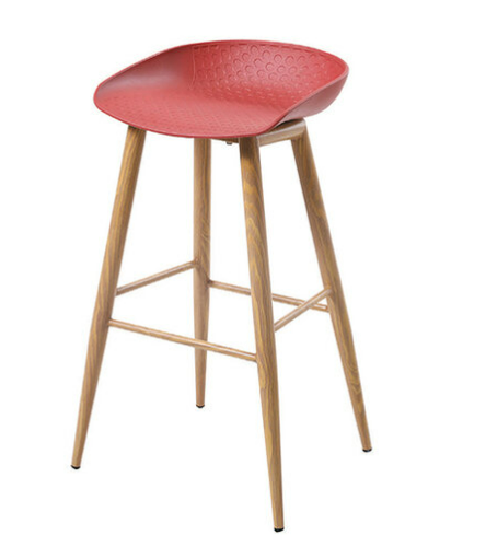 D838-13 7038吧台椅紅色