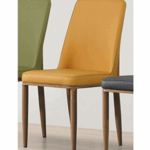 D842-3 和久淺色餐椅 黃色