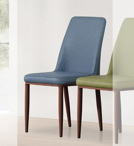 D842-5 和久淺胡桃餐椅 藍色
