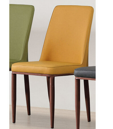 D842-7 和久淺胡桃餐椅 黃色