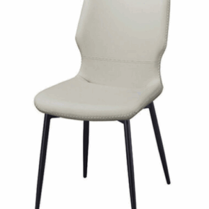 D843-4 多克淺灰餐椅 座深42座高49公分