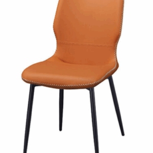 D843-5 多克橘色餐椅 座深42座高49公分