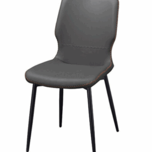 D843-6 多克淺灰餐椅 座深42座高49公分