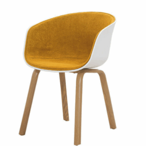 D842-10 卡斯爾餐椅 黃色