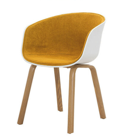 D842-10 卡斯爾餐椅 黃色