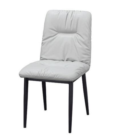 D843-8 卡內基淺灰餐椅 座深42座高47公分