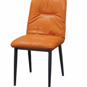 D843-9 卡內基橘色餐椅