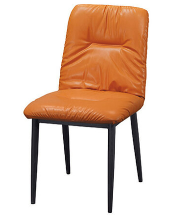 D843-9 卡內基橘色餐椅