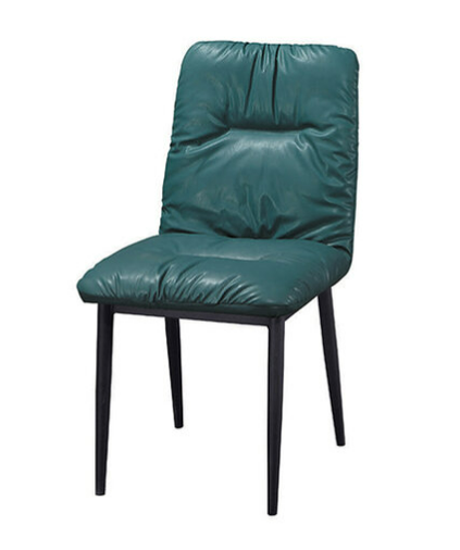 D843-10 卡內基藍色餐椅 座深42座高47公分