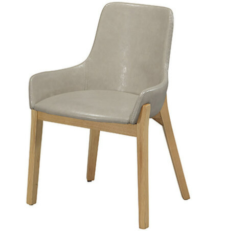 D842-14 YS-16 綠皮原木腳餐椅