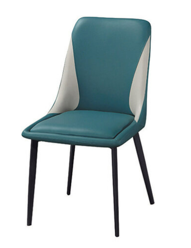 D843-14 洛貝藍色餐椅 座深45座高47公分
