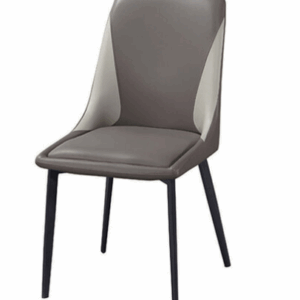 D843-15 洛貝深灰餐椅 座深45座高47公分