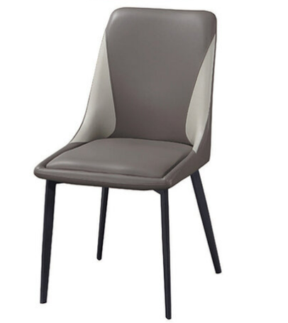 D843-15 洛貝深灰餐椅 座深45座高47公分