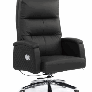 A1645-1 卡麗達辦公椅 黑色 皮扶手高67.5~73.5公分