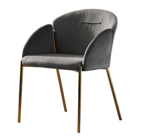 D844-3 傑瑞灰色休閒椅