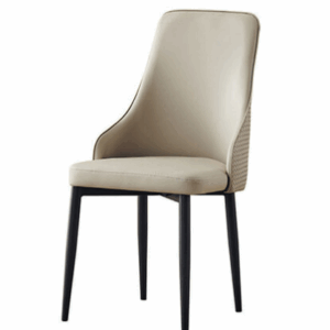 D844-8 蒂莎淺灰餐椅 座深43座高46公分