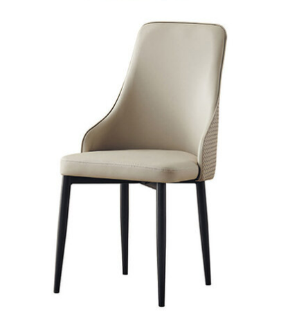 D844-8 蒂莎淺灰餐椅 座深43座高46公分