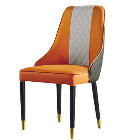 D847-7 葛瑞斯橘色餐椅