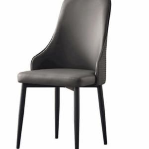 D848-1 蒂莎深灰餐椅 座深43座高46公分