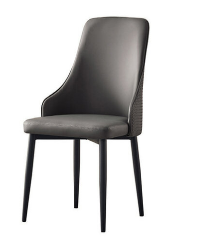 D848-1 蒂莎深灰餐椅 座深43座高46公分