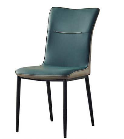 D848-3 艾坦綠色餐椅 座深42 座高46公分