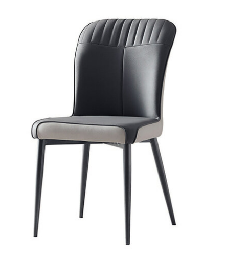 D849-4 馬卡灰色餐椅 座深44高50公分