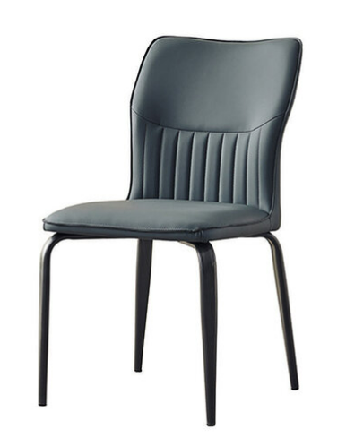 D848-5 喬西藍色餐椅 座深42座高46公分