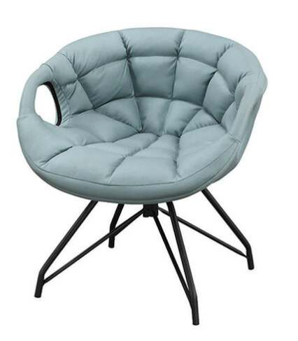 D850-2 日式和風休閒旋轉椅 藍色