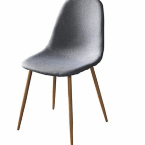 D850-3 曲柳灰色布餐椅