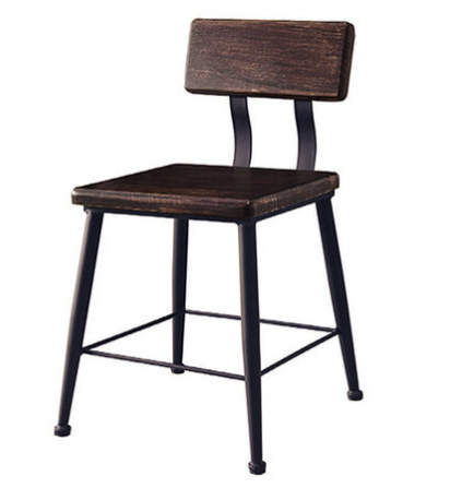 D848-8 605胡桃色餐椅