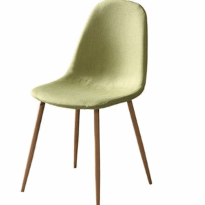 D850-4曲柳綠色布餐椅