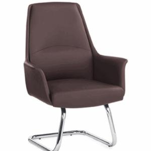 A1650-3 貝洛娜洽談椅 咖啡色 皮 扶手高64公分 坐高47公分