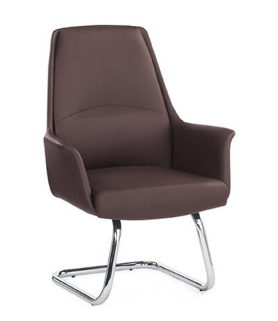 A1650-3 貝洛娜洽談椅 咖啡色 皮 扶手高64公分 坐高47公分