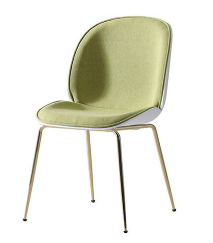 D852-3 金腳餐椅 綠色