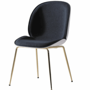 D852-4 金腳餐椅 黑色