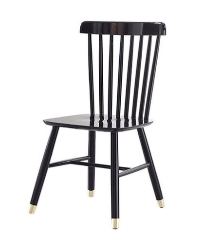 D851-5 溫妮黑色餐椅