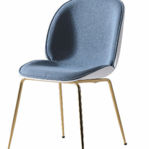 D852-5 金腳餐椅 藍色
