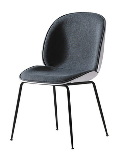 D852-7 黑腳餐椅 深灰