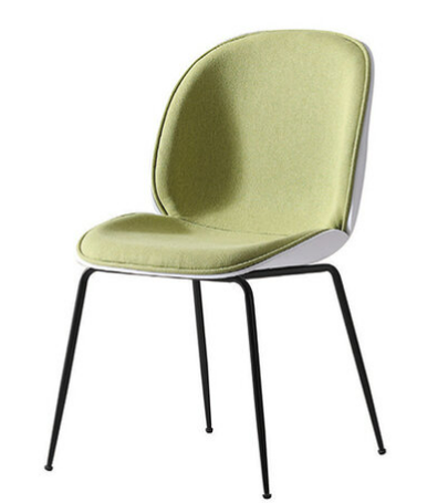 D852-8 黑腳餐椅 綠色