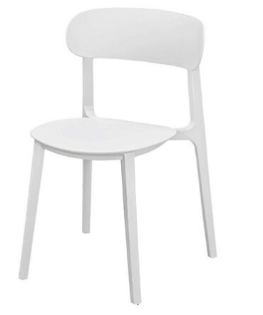 D852-12 PAGLIZZA 薄餅餐椅 白色