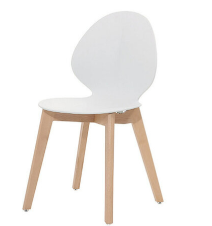 D851-15 卡爾白色餐椅