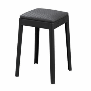 D852-20 編織皮椅凳灰色