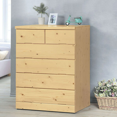 E217-4 松木五斗櫃