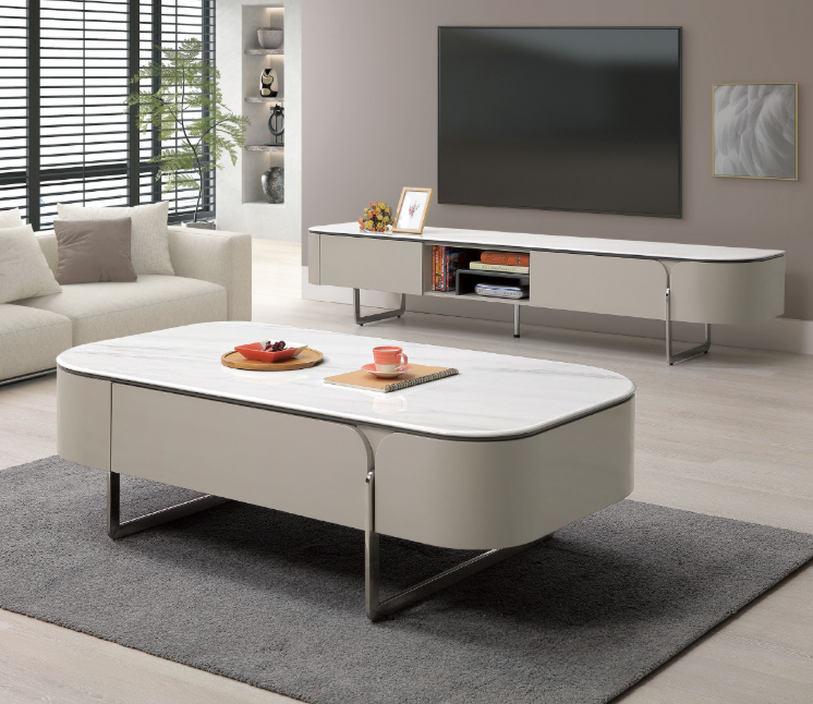 A268-02艾維克石面大茶几