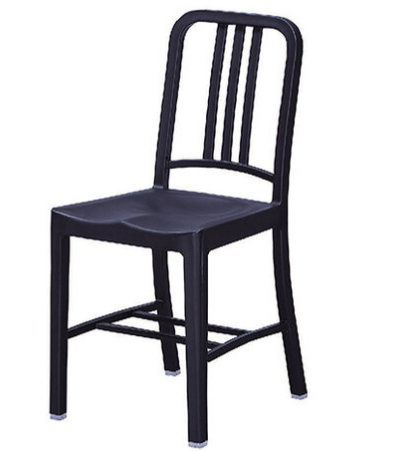 D854-3 8070黑色餐椅