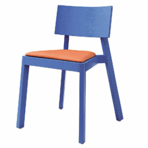 D854-8 833實木餐椅 藍色