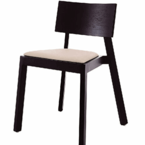 D854-9 833實木餐椅黑色