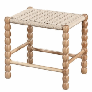 D854-10 日式和風藤編織凳 原木色
