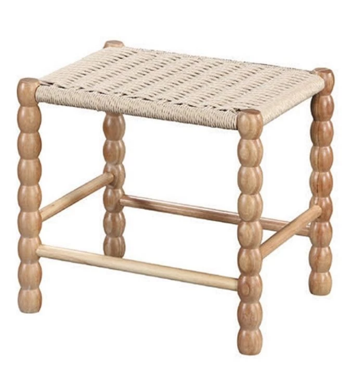 D854-10 日式和風藤編織凳 原木色