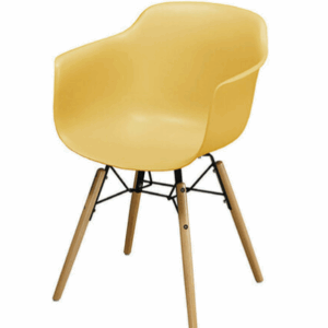 D855-11 CLIDE 賽德成人餐椅 黃色